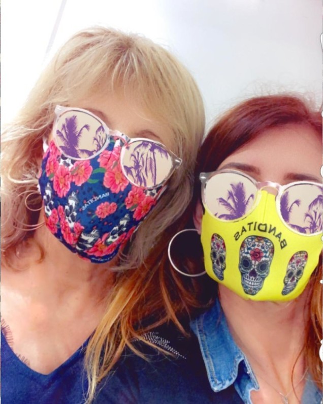 Masque BANDITAS FLEURI Masque BANDITAS FLEURI
